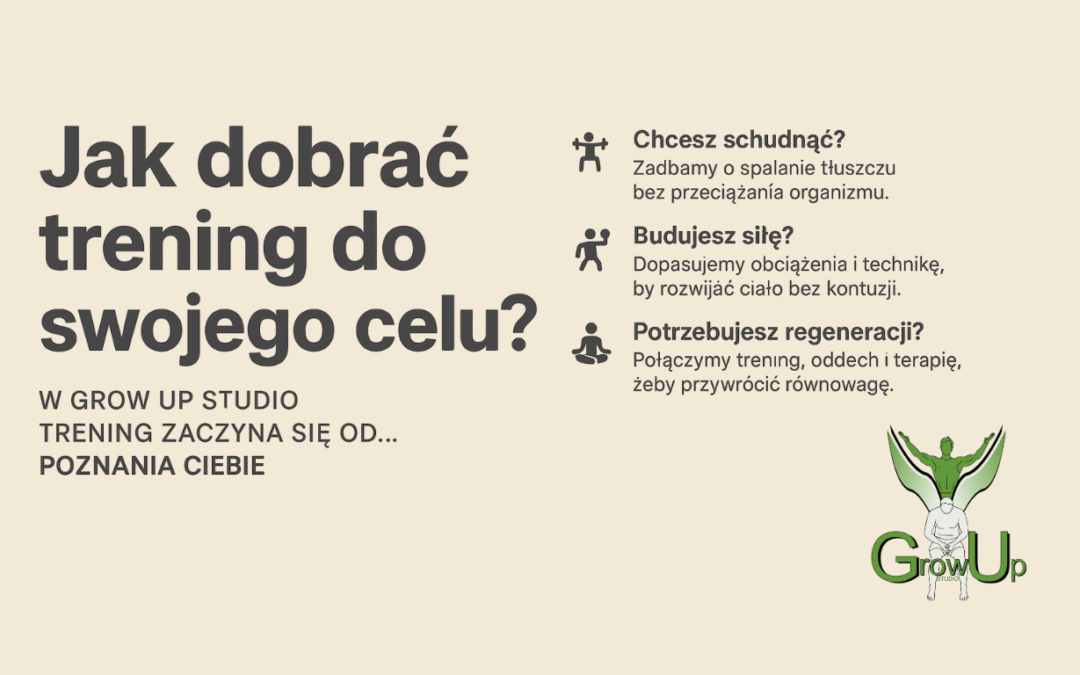 Jak dobrać trening personalny do swojego celu – od redukcji po regenerację